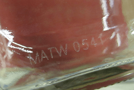 Glass marking and coding 