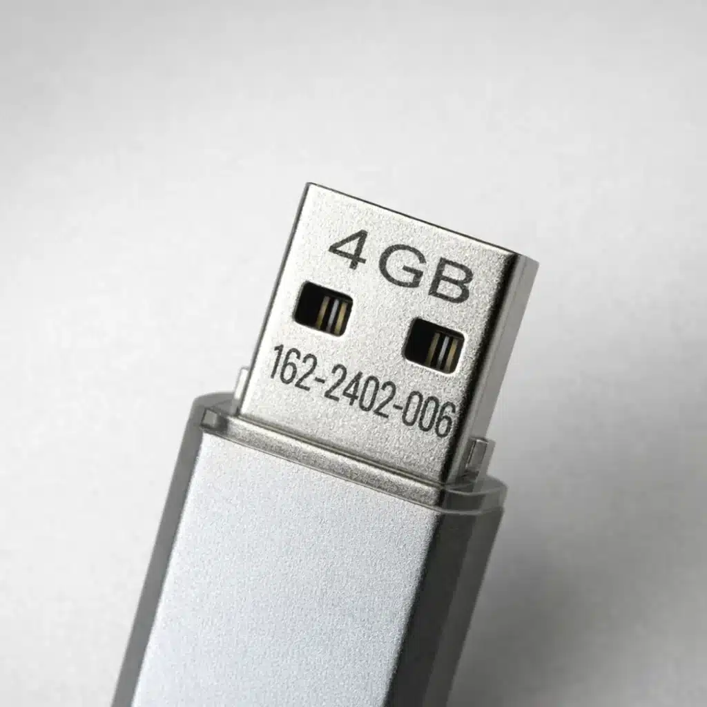 lasermärkning på USB-minne