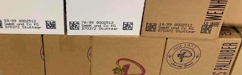 Skapa fraktmärkningar på kartonger